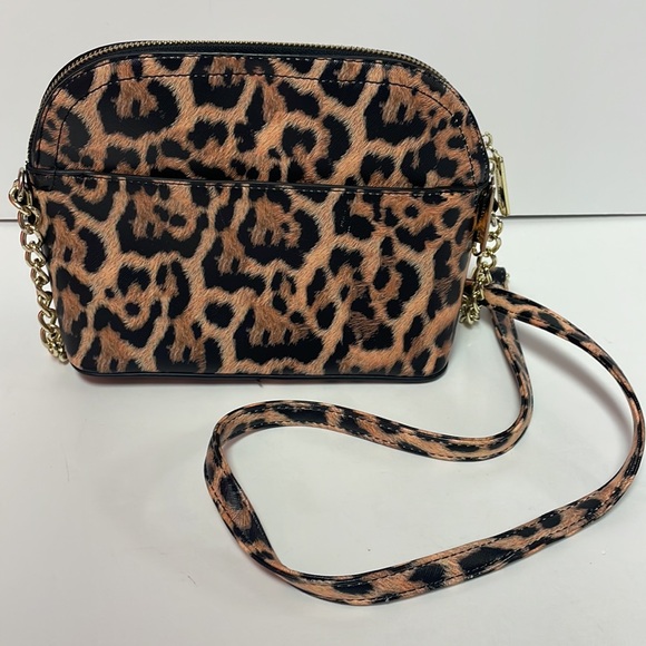 Steve Madden Cheetah/Leopard Print Crossbody Bag Shoulder Purse - Picture 3 of 11